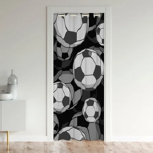 Miniatura 42 de Erosebridal Cortinas opacas de hojas para ventana de puerta, cortinas opacas de hojas blancas y negras, cortina de puerta de hojas, plantas Hojas