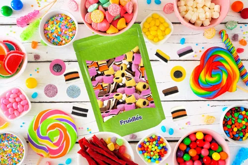 Miniatura 5 de Fruidles Gomitas de Regaliz Allsorts de Estilo Inglés, Dulces Allsorts, Sin OGM (1 Libra)
