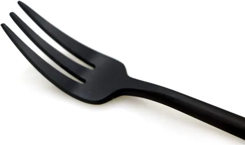 Miniatura 3 de JASHII Juego de 6 piezas de vajilla de acero inoxidable 304 negro mate para tartas para el hogar, cocina, fiesta