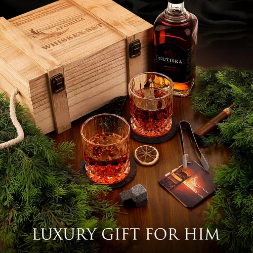 Miniatura 6 de Juego de piedras de whisky para hombres, marido, papá, novio, él, para cumpleaños, boda, aniversario, día de San Valentín, regalos para beber