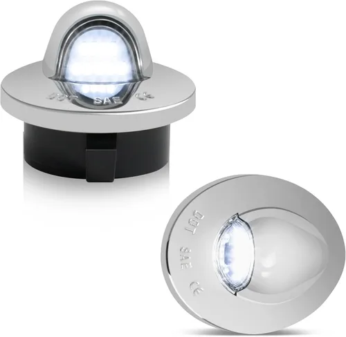 Miniatura 9 de litzland Luz LED para matrícula, carcasa de luz compatible con Ford F-150 1990-2014 F-250 F-350 1990-1999 Heritage 2004 camioneta pickup, paquete