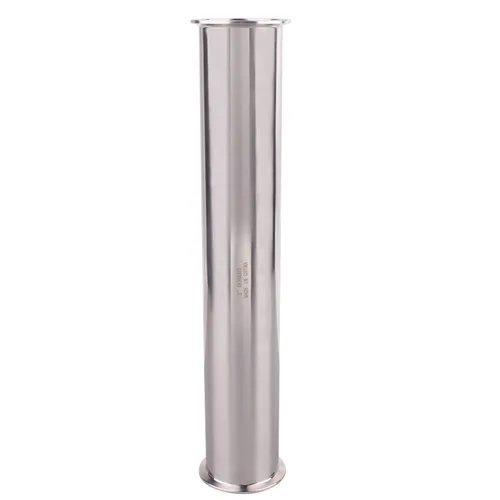 Miniatura 8 de Dernord - Tubo de bobina sanitaria con extremos de abrazadera, tubo redondo liso de acero inoxidable 304 con abrazadera triple de 7.62 cm