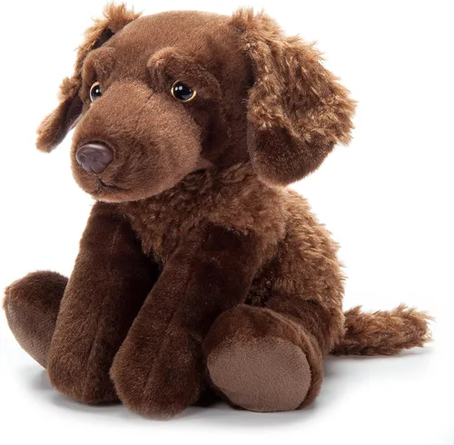 The Petting Zoo Chesapeake Retriever - Peluche de perro de peluche, regalos para niños, juguete de peluche marrón de 9 pulgadas
