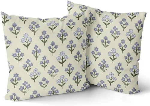 Miniatura 30 de Giwawa Little Adventure - Funda de almohada decorativa cuadrada de 16 x 16 pulgadas, color azul marino, diseño de flecha, fogata, oso, bosque