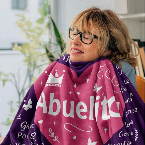 Miniatura 5 de Regalos para abuela en español, regalos para abuela, manta de Abuelita 50"X60", regalos para abuela, regalos de Navidad y cumpleaños para abuela