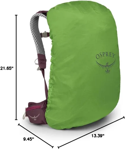 Miniatura 10 de Osprey Sirrus 24L Mochila de senderismo para mujer, Púrpura Elderberry/Chiru Tan