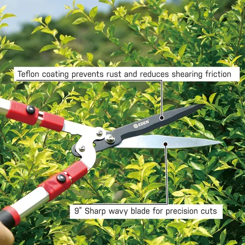 Miniatura 5 de Eden 39022 Tijeras extensibles para setos con hoja ondulada