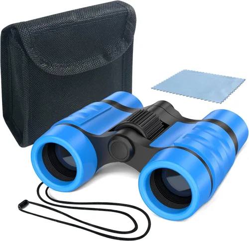 Miniatura 13 de ESSENSON - Binoculos para niños, juguetes y regalos para niños de 3 a 12 años, niños o niñas, telescopio para niños, juguetes al aire libre