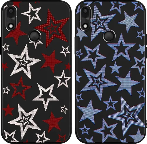Miniatura 19 de Paquete de 2 Fundas de Teléfono con Lazo Rosa para Gabb Phone 4 6.1", Fundas con Patrón de Flores Florales con Lazo de Cinta Kawaii Lindo de Dibujos