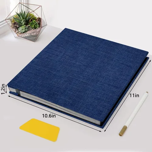 Miniatura 2 de Zesthouse - Álbum de fotos con páginas autoadhesivas, 60 páginas, álbum de recortes magnético con página adhesiva, álbum de fotos que contiene 8x10