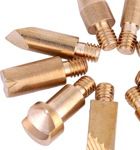 Miniatura 3 de Puntas para quemar madera, 23 puntas de pluma de leña artesanal, puntas de bolígrafo de latón para soldar, plantilla, pirografía de soldadura