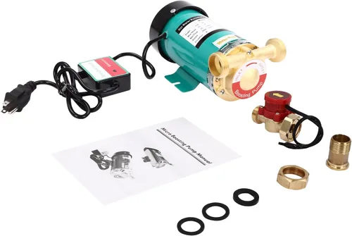 Miniatura 5 de Bombas de presión, 115 V/60 Hz, salida de 1 pulgada, bomba de presión de agua de 120 W, bomba automática de refuerzo de ducha para el hogar