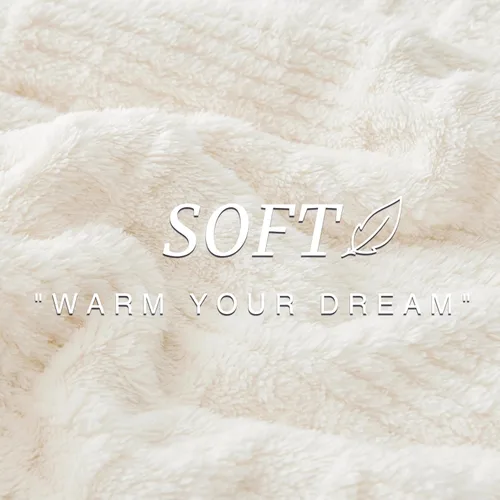 Miniatura 5 de EXQ Home Manta de forro polar para sofá o cama, manta decorativa jacquard con patrón de retazos de gofre 3D, acogedora manta de franela suave