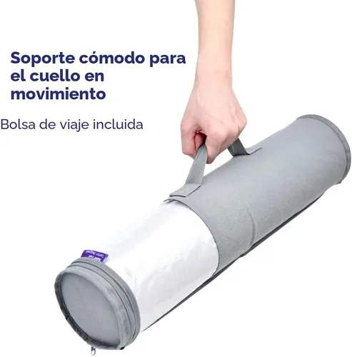 Miniatura 7 de C CUSHION LAB Almohada Cilíndrica para Alivio del Cuello - Espuma Viscoelástica Extra Densa Cilindro Redondo Refuerzo para Soporte Cervical
