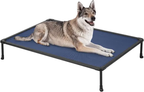 Miniatura 15 de Veehoo Cama Elevada para Perros a Prueba de Masticación - Catre Elevado Refrescante para Mascotas, Malla Transpirable, Lavable y Antideslizante