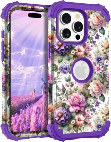 Miniatura 14 de Hocase Funda para iPhone SE 2022/2020, resistente a prueba de golpes, de plástico duro+goma de silicona, funda protectora híbrida para iPhone SE