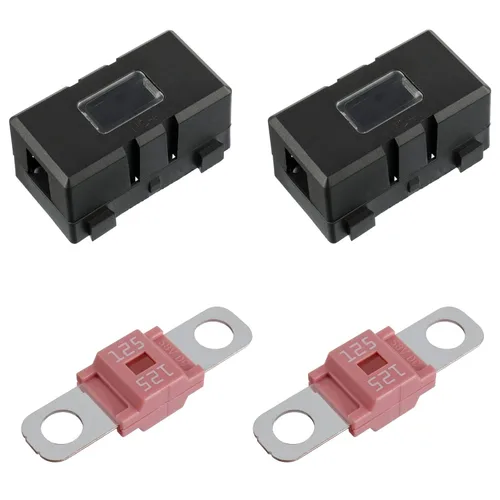 Miniatura 12 de BOJACK Portafusibles AMI/Midi de 40 amperios y fusibles midi atornillados de alta corriente 40A para automóviles, camiones y vehículos (paquete de 2)