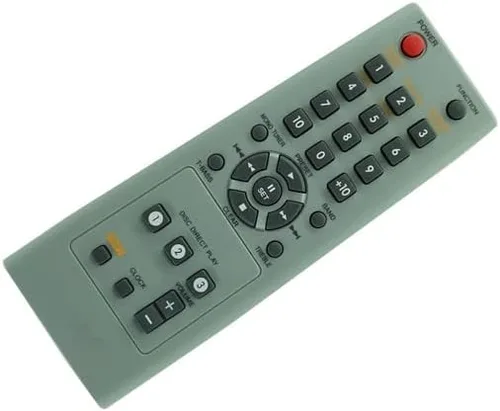 HCDZ Mando a distancia de repuesto para Aiwa RC-CAS03 NSX-R11 NSX-R17 CX-NR11 NSX-R20 NSX-R21 NSX-D23 NSX-D22 NSX-D20 RC-CAS04 XR-X77 Micro Librería