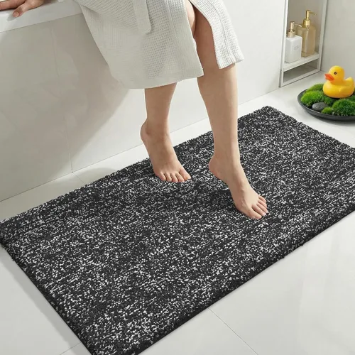 Miniatura 21 de Yimobra Alfombra de baño acolchada antifatiga, antideslizante, lavable, de microfibra suave y densa para lavabo, ducha, pies cansados, cómodo