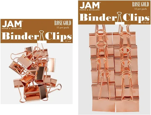 Miniatura 31 de Broches aprietapapeles JAM Paper®, Blanco