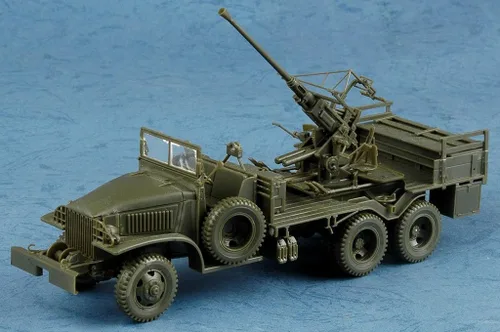 Miniatura 3 de Hobby Boss GMC Bofors - Kit de construcción de modelo de vehículo de pistola de 1.575 in