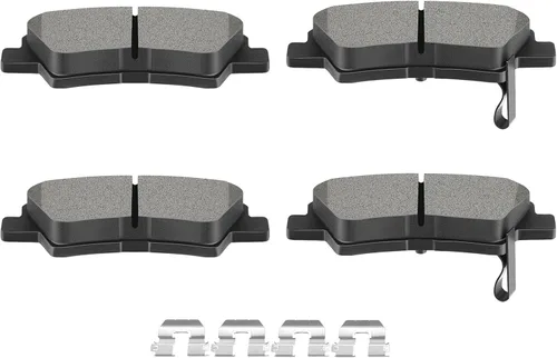 Miniatura 8 de SCITOO Kits de pastillas de freno semimetálicas D757 - Reemplazo trasero para Ford Excursion 2000-2005, F-250 Super Duty 1999-2004, F-350 Super Duty