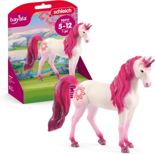 Miniatura 8 de Schleich bayala - Mandala Mare Unicorn Toy para niñas y niños - Figura de caballo de fantasía para niños a partir de 5 años