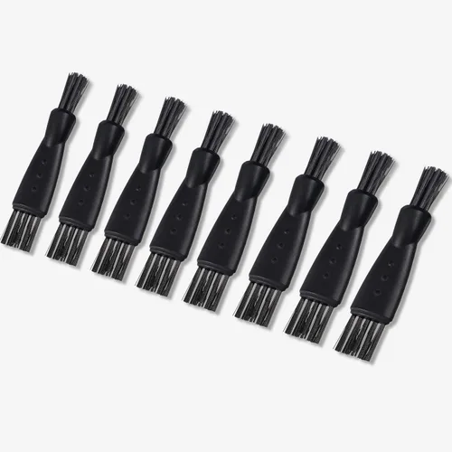 Miniatura 3 de Patelai 8 piezas de cepillo de limpieza de afeitadora eléctrica pequeños cepillos para limpiar afeitadora limpiador negro de doble cara cerdas