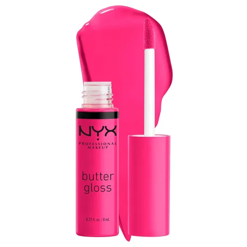 Miniatura 19 de NYX MAQUILLAJE PROFESIONAL Brillo de mantequilla, brillo de labios no pegajoso - crema brulée (natural)
