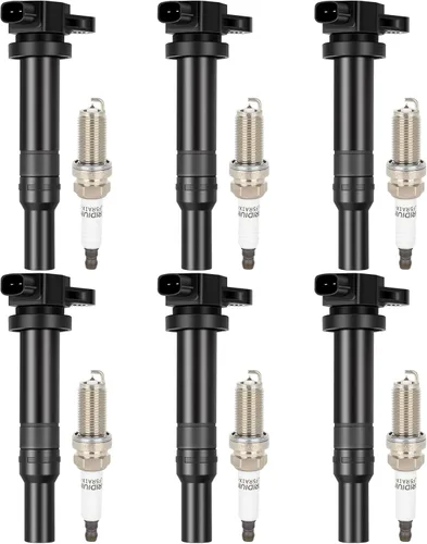 Miniatura 36 de ECCPP UF816 4 bobinas de encendido con 4 bujías de iridio 95125 para Hyundai Elantra Sonata Kona para Kia Forte Optima 2.0L GN10877 UF816 UF-816