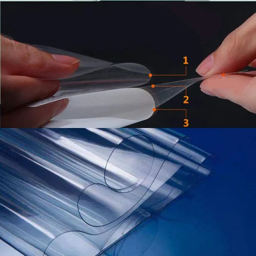 Miniatura 5 de DIYAH Vinilo transparente de protección de pintura a granel de 12 x 60 pulgadas/1 pie x 5 pies película envolvente con herramientas manuales