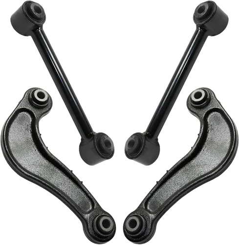 Miniatura 79 de Detroit Axle - Brazos de control superiores traseros para Chrysler 300 Dodge Challenger Charger Magnum, reemplazo del conjunto de brazos de control