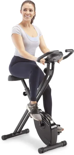 Miniatura 11 de Marcy - Bicicleta de ejercicios vertical plegable con resistencia ajustable para entrenamiento cardiovascular y entrenamiento de fuerza - Disponible
