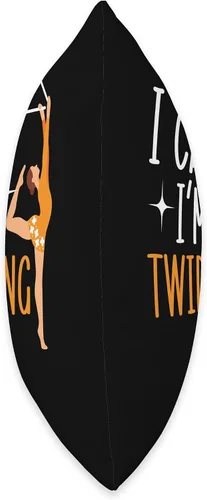 Miniatura 2 de I Can't I'm Twirling Baton Twirler Baton Twirling Throw Pillow