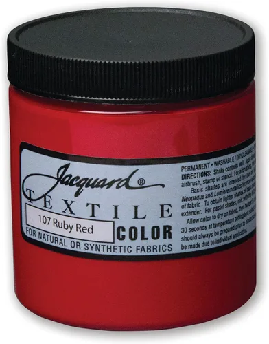 Miniatura 19 de Jacquard Pintura Textil 8 Oz Negro