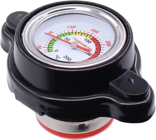 MOTOKU Tapa de radiador de alta presión con medidor de temperatura 1.8 bar para Can Am Outlander Commander Quest Renegade 330 400 500 570 650 800
