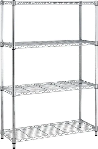 Miniatura 36 de PayLessHere Estante de alambre de 6 niveles 17 x 12 x 64 pulgadas Negro Estantes ajustables Estantes de almacenamiento de alta