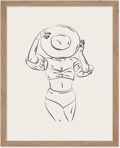 Miniatura 51 de Poster Master Póster de peonías – Estampado de flores retro – Ilustración floral – Ilustración en blanco y negro – Diseño de línea y abstracto