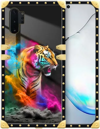 Miniatura 26 de Funda compatible con Samsung Galaxy Note 10 Plus, hermosa mariposa para mujeres y niñas, TPU suave a prueba de golpes, funda cuadrada protectora
