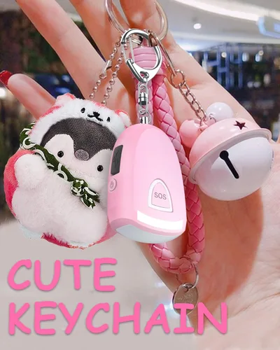 Miniatura 6 de Alarma personal recargable para mujeres, paquete de 2 llaveros de seguridad, sirena de 130 dB y luz estroboscópica, para estudiantes, corredores