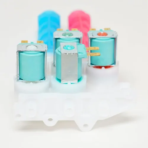 Miniatura 5 de Válvula de entrada de agua de 4 bobinas - Se adapta a 134637810, 134637800 para lavadora de carga frontal