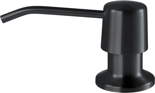 Miniatura 5 de Dispensador de jabón para fregadero de cocina, boquilla de 4 pulgadas y botella de capacidad de 16 onzas, dispensador de jabón negro para encimera