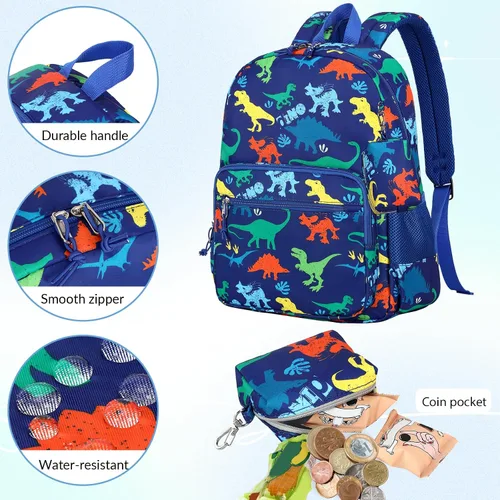 Miniatura 57 de Mygreen - Mochila escolar con bonitos diseños para niños y niñas, 11.5 x 15.7 x 5.1 pulgadas