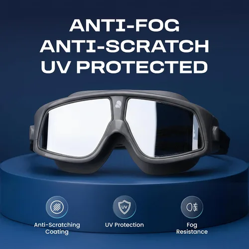Miniatura 7 de Clear'r Focus Adult Swim Mask - Adult Swimming Goggles, Panoramic Vision, Snorkel Mask Silicone Skirt, Anti-Scratch Coating