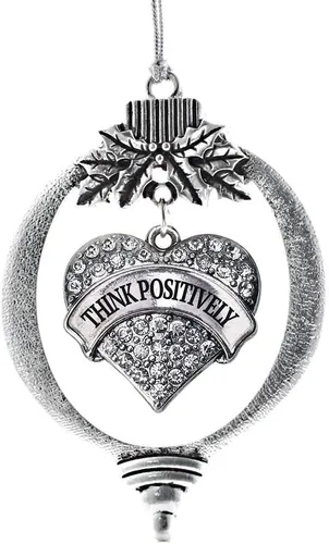 Miniatura 129 de Inspired Silver - Adorno con dije de hermana gemela - Adornos navideños de plata con circonitas cúbicas