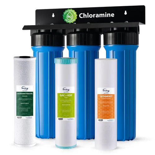 Miniatura 10 de iSpring FC25B Filtro de agua para toda la casa, bloque de carbono CTO, 20” x 4.5” para la eliminación de sedimentos y cloro