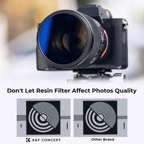 Miniatura 5 de K&F CONCEPT Kit de filtros de tapa de lente CPL UV de 1.457 in -18 filtros de protección de lente MCUV multicapa + polarizador circular+cubierta