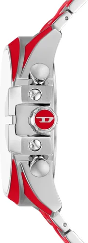 Miniatura 3 de Diesel Mega Chief Reloj de acero inoxidable para hombre con movimiento analógico o digital