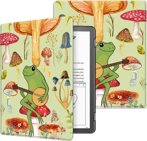 Miniatura 100 de Funda para Kindle básico de 6 pulgadas (11.ª generación), múltiples ángulos, piel sintética, delgada, con función de encendido y apagado automático