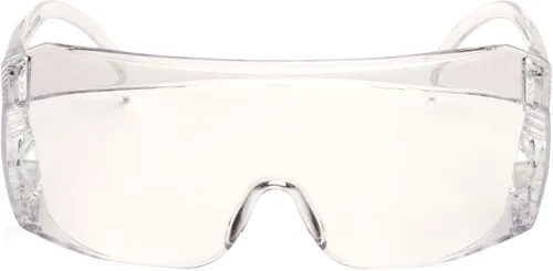 Miniatura 3 de Pyramex Solo Jumbo - Gafas de seguridad con lente transparente, marco transparente